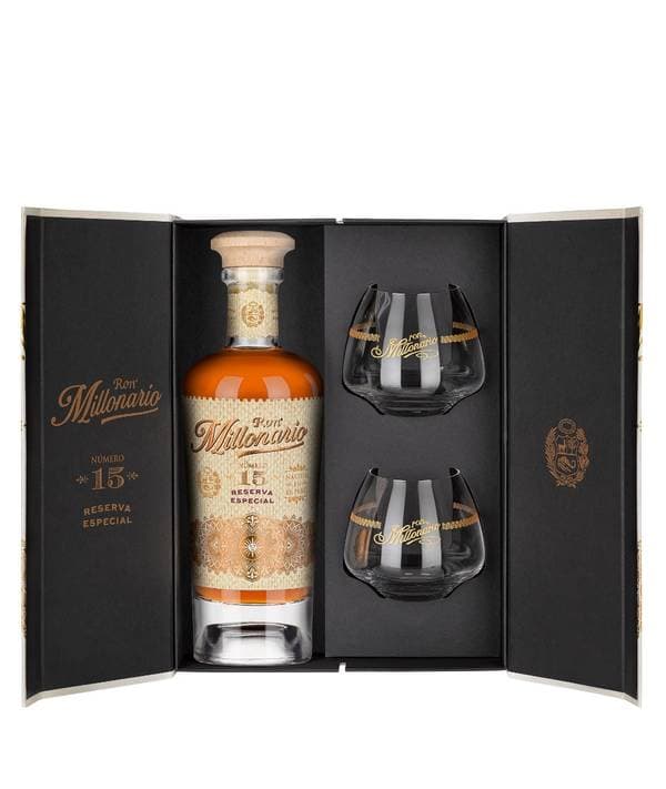 Millonario 15 Reserva Especial Gift Box 40,0% 0,7 l - náhled 3
