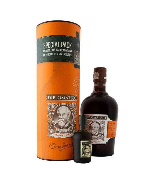 Diplomatico Mantuano 40% 0,7 l (dárkové balení miniatura Diplomático Reserva Exclusiva 0,05 l)) 40,0% 0,75 l - náhled 3