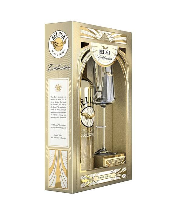 Beluga Noble Celebration Gift Box 40,0% 0,7 l - náhled 2