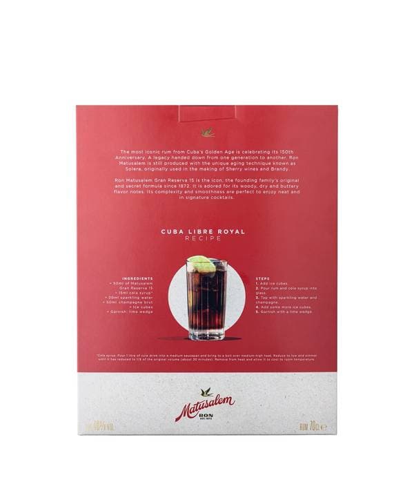Matusalem Gran Reserva 15 Gift Box 40,0% 0,7 l - náhled 2