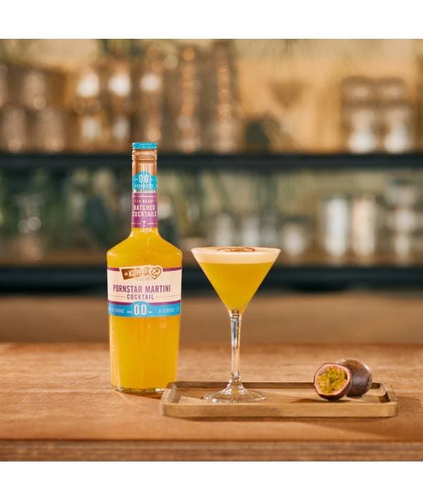 De Kuyper Batched 0,0% Pornstar Martini Cocktail 0,0% 1,0 l - náhled 3