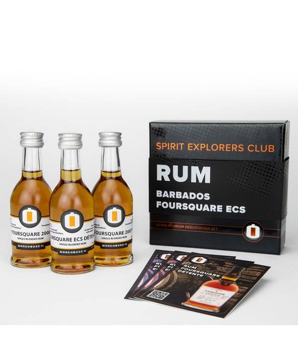 Spirit Explorers Club Barbados Foursquare E.C.S. Mini Pack 56,6666% 0,12 l