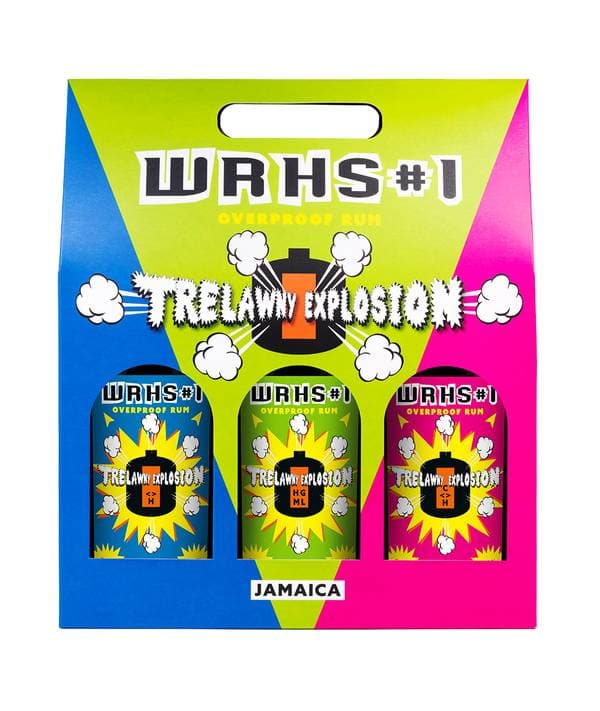 Warehouse #1 Overproof White Rum Trelawny Explosion Set 63,0% 2,1 l