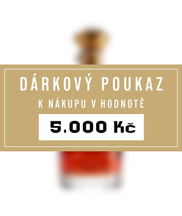 Dárkový poukaz 5000 Kč
